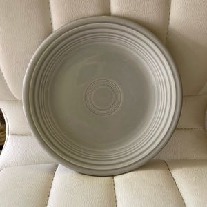 Pearl Gray Fiesta Ware Plates set of 3